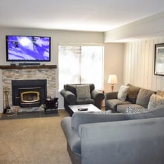 Enjoy Mammoth in this beautiful appointed condo #159, just steps to the shuttle