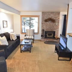 A comfortable downstairs one bedroom corner unit with light and trees, #105