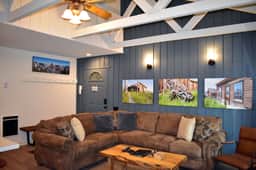 #142 A corner unit with a view of Mammoth Mountain from the dining area - Image 2