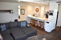 Large corner Mammoth condo, #156 is steps from free shuttle and hot spa - Image 2