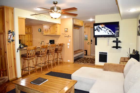 A bright corner unit with a modern mountain touch #101 steps to shuttle - Image 2