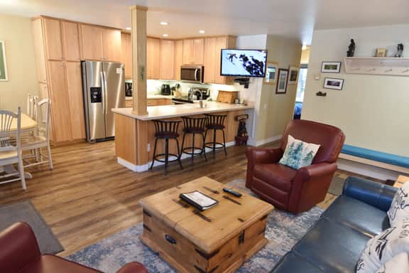 Beautiful corner unit #133 is open and inviting -close to the shuttle and Village at Mammoth - Image 3